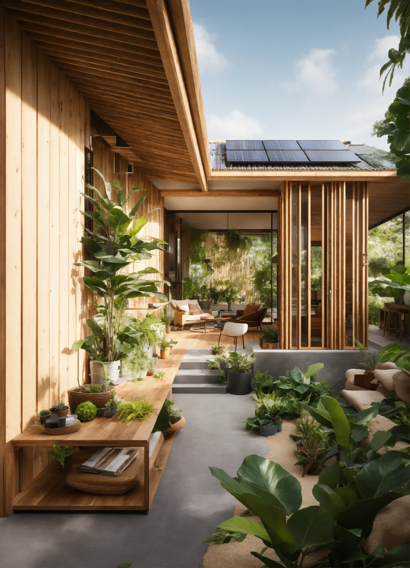 creative workspace with abundant natural light